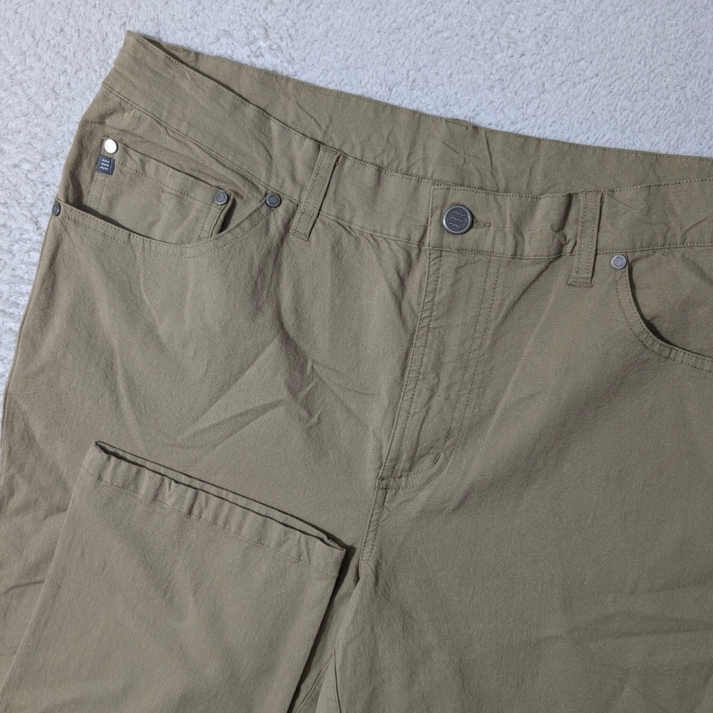 Free Fly Pants Mens 36/32 Tan Stretch Bamboo Blend Outdoor Casual 5-Pocket